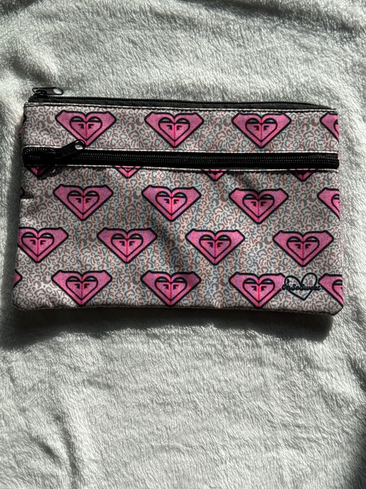 Pink Roxy Clutch