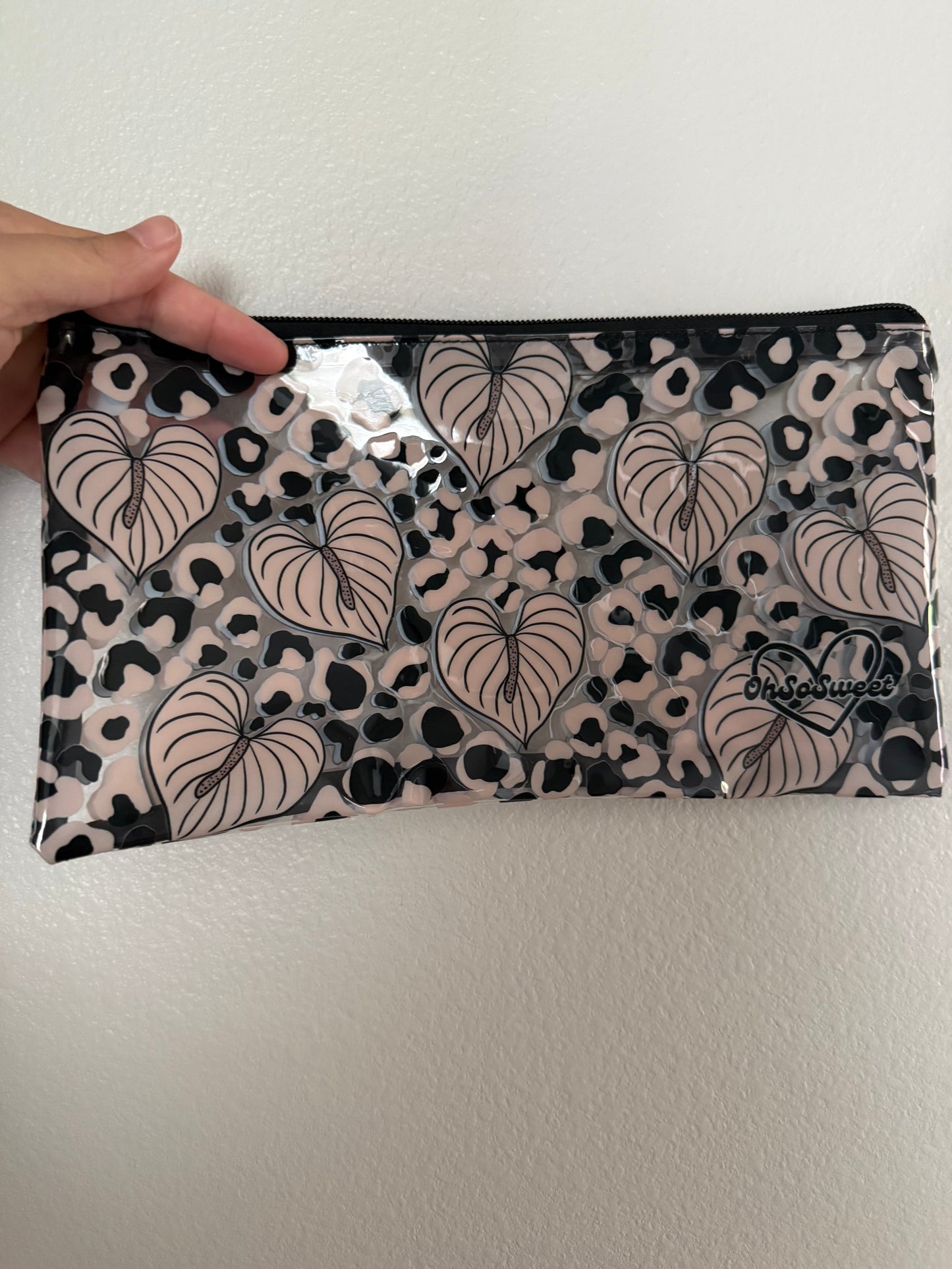 Mocha Anthurium Tote Set