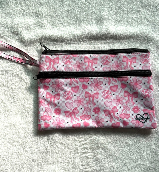 Pink Bow Clutch