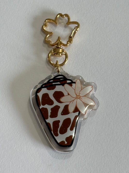 Hebrew Tiare Keychain