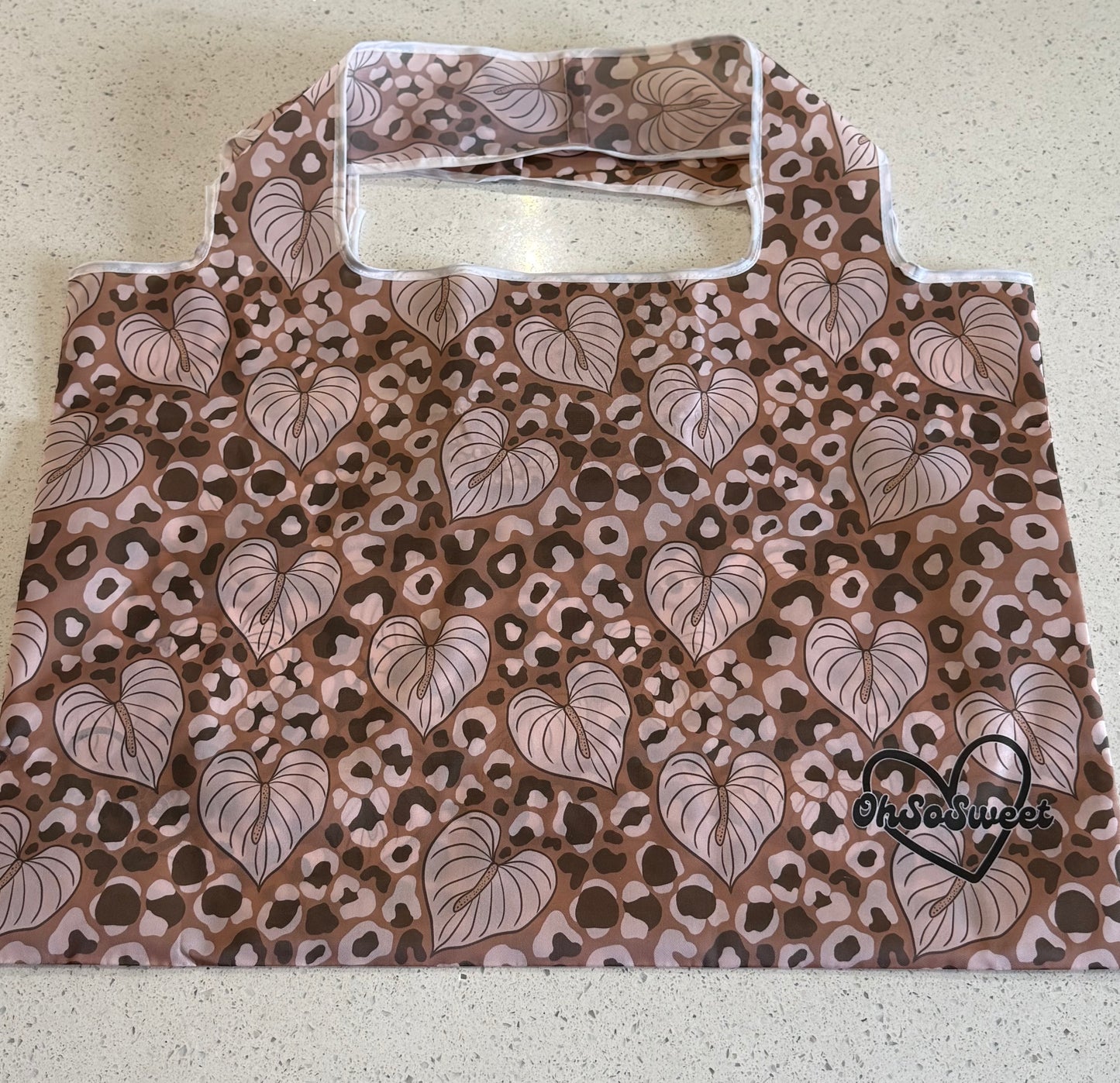 Light Anthurium Reusable Bag