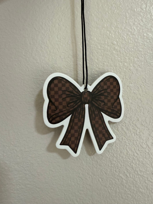 Damier Bow