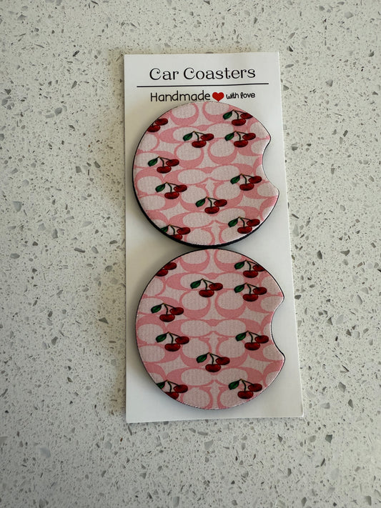 Coach Cherry Coasters